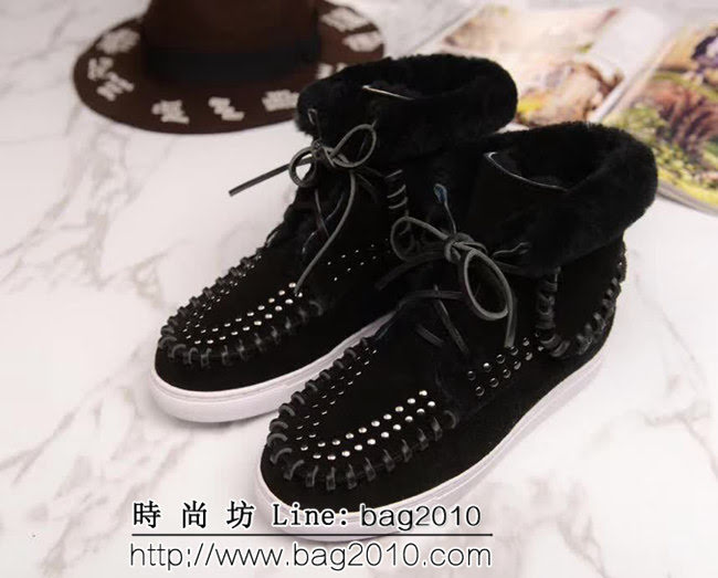 UGG 保暖神器 牛反絨面 內增高羊毛墊腳 時尚保暖 雪地靴 QZS2242